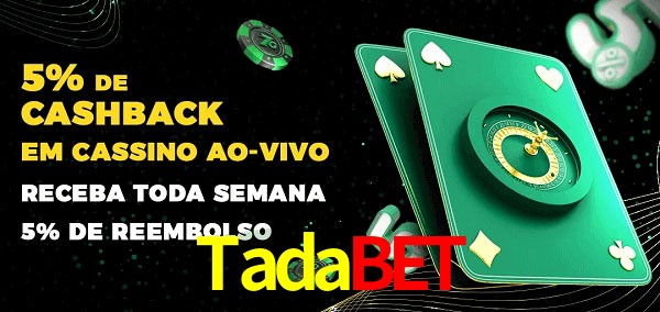 Promoções do cassino ao Vivo Tadabet
